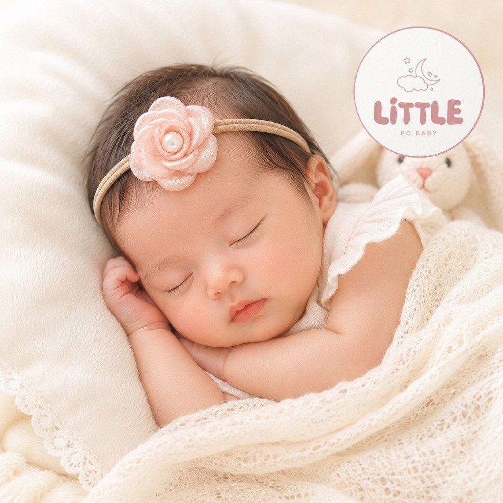 ที่คาดผมเด็กอ่อน0-12เดือน รุ่นlittle gardenia เครื่องประดับผมเด็ก พร้อมส่ง