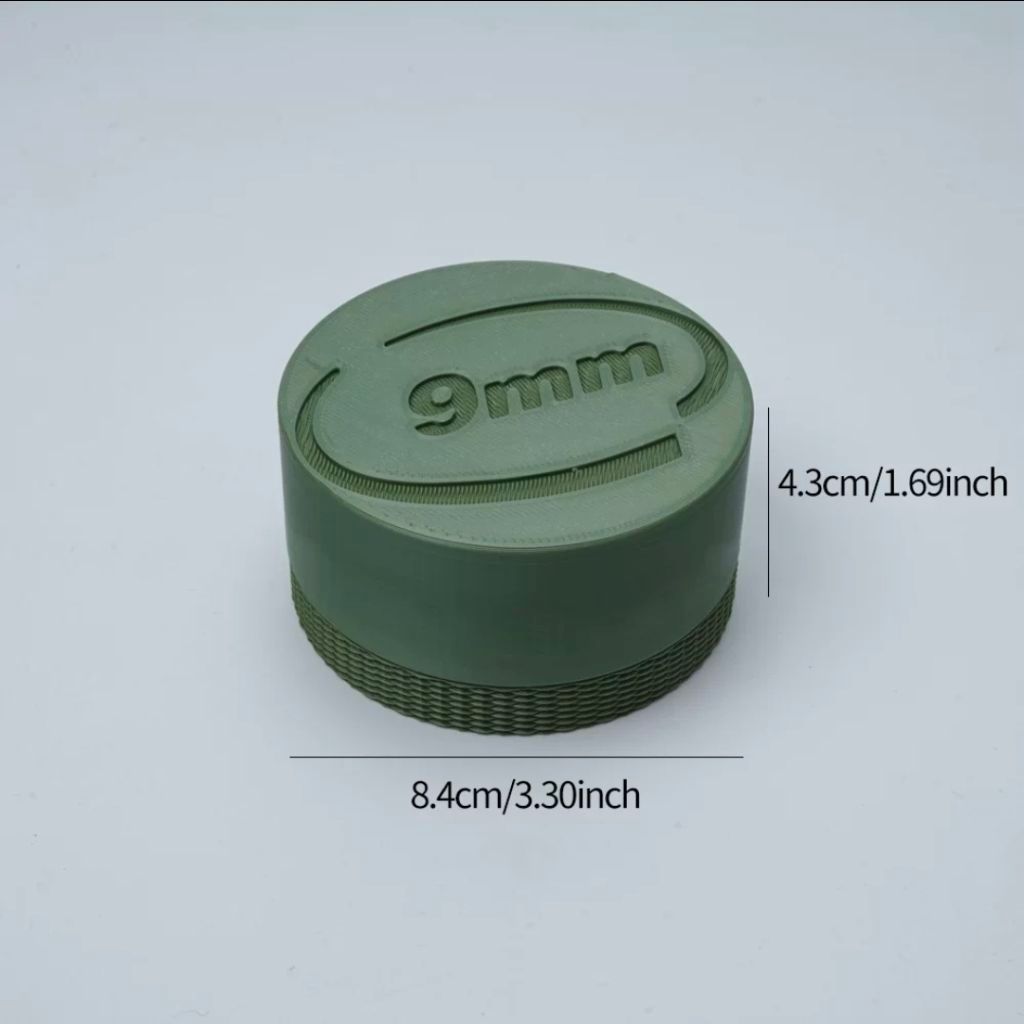 กล่องเปล่าสำหรับเก็บกระสุนขนาด 9MM/ 25 ช่อง (กล่องเปล่าเท่านั้น)