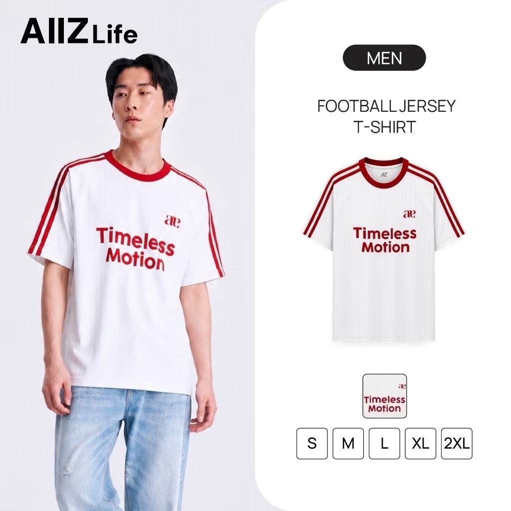 AIIZ เสื้อยืดคอกลมฟุตบอลผู้ชาย AIIZ Men's Football Jersey