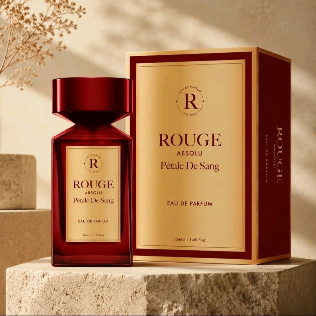 น้ำหอม Rouge Absolu กลิ่นเหมือนchaแนล กลิ่น Petale de Sangภาพลักษณ์หรูหรา เซ็กซี่ เย้ายวน และดูแพง มีมิติ 50ml. - C