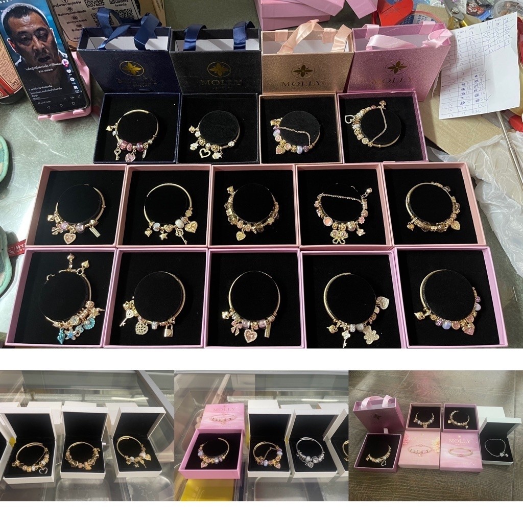 เลือกลายได้ molly jewelry กำไรมอลลี่ จิวเวลรี่ มีหลายแบบให้เลือกเติมของ 26/8/69