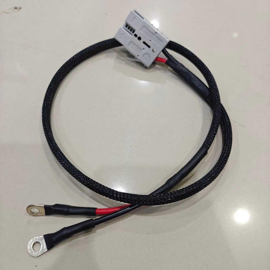 สายไฟ​ เชื่อมต่อ 12AWG​  ANDERSONS​ 50AH​-หางปลา50Ah