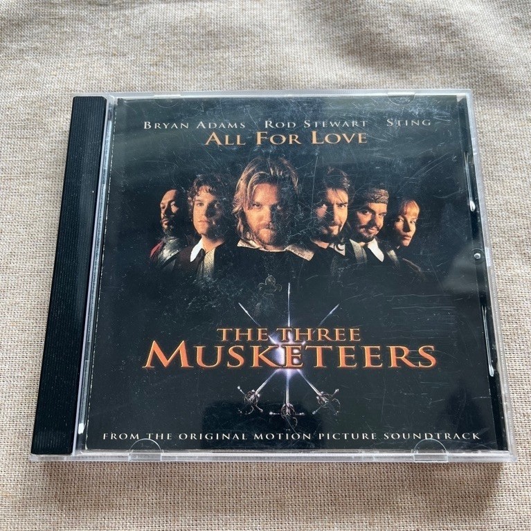 ซีดี เพลง cd audio แผ่นแท้ ออดิโอ สำหรับฟัง                หายาก ost the three musketeers