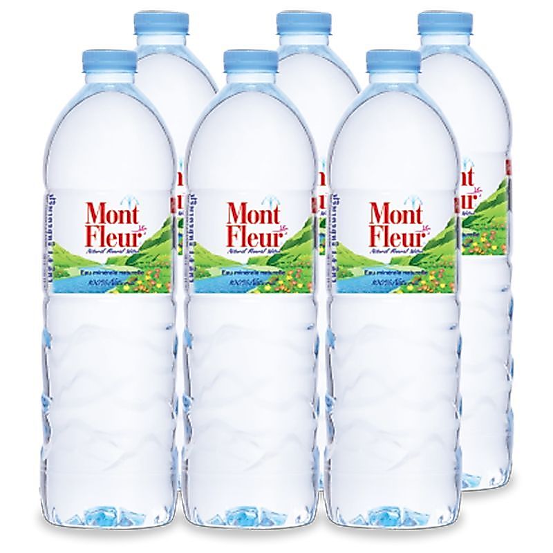 มองต์เฟลอน้ำแร่ 1.5ลิตร แพค 6 Mont Fleur Minenal Water 1.5ltr. Pack 6 [หมายเลขบาร์โค้ด 8851530133063 ]