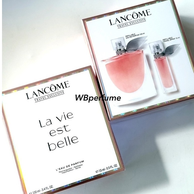 ชุด Travel exclusive Lancome La Vie Est Belle edp 100ml+15ml