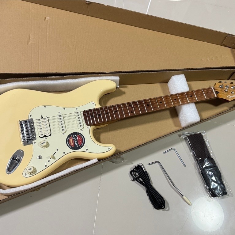 กีต้าร์ไฟ้า Guson guitar รุ่นG-1580 HSS สีครีมสุดเท่
