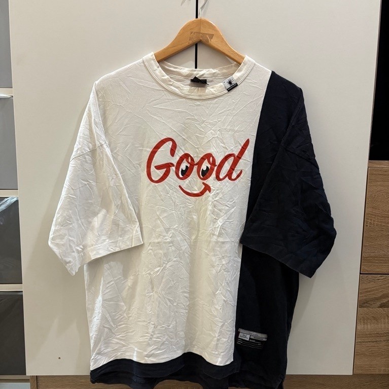 เสื้อยืดโอเวอร์ไซส์มือสอง GU x Maison MIHARA YASUHIRO SIZE23.5/29-30