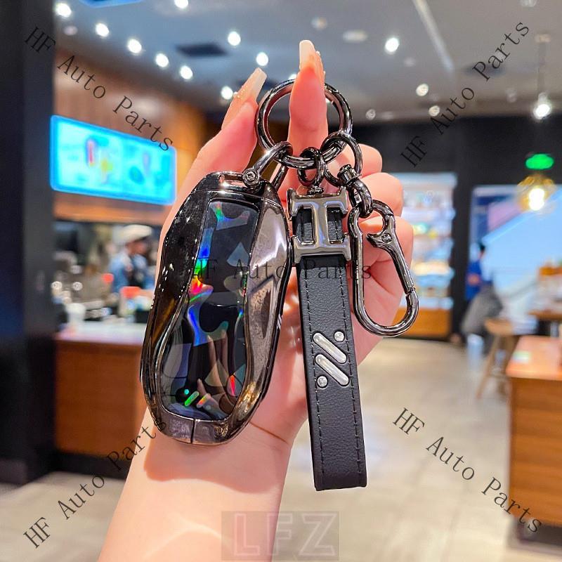 LFZ เหมาะสําหรับ 2025 ฝาครอบกุญแจ MG IM6 สไตล์ใหม่ 23-24-25 IM6 รถ IM5 หัวเข็มขัดโลหะ MG IM6 ระดับไฮ
