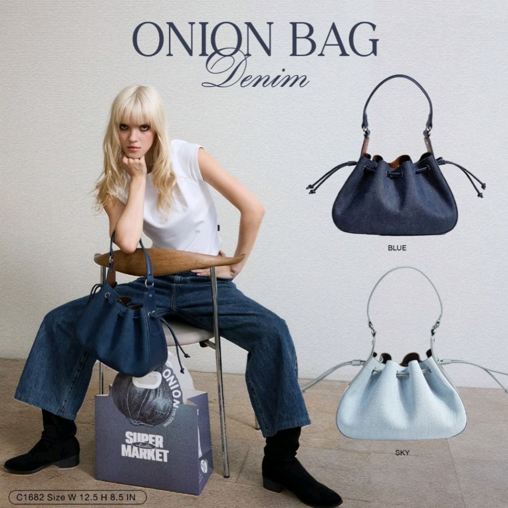 กระเป๋า Onion Bag Denim Collection แบรนด์ CICELLE (ซีเซล)C1682