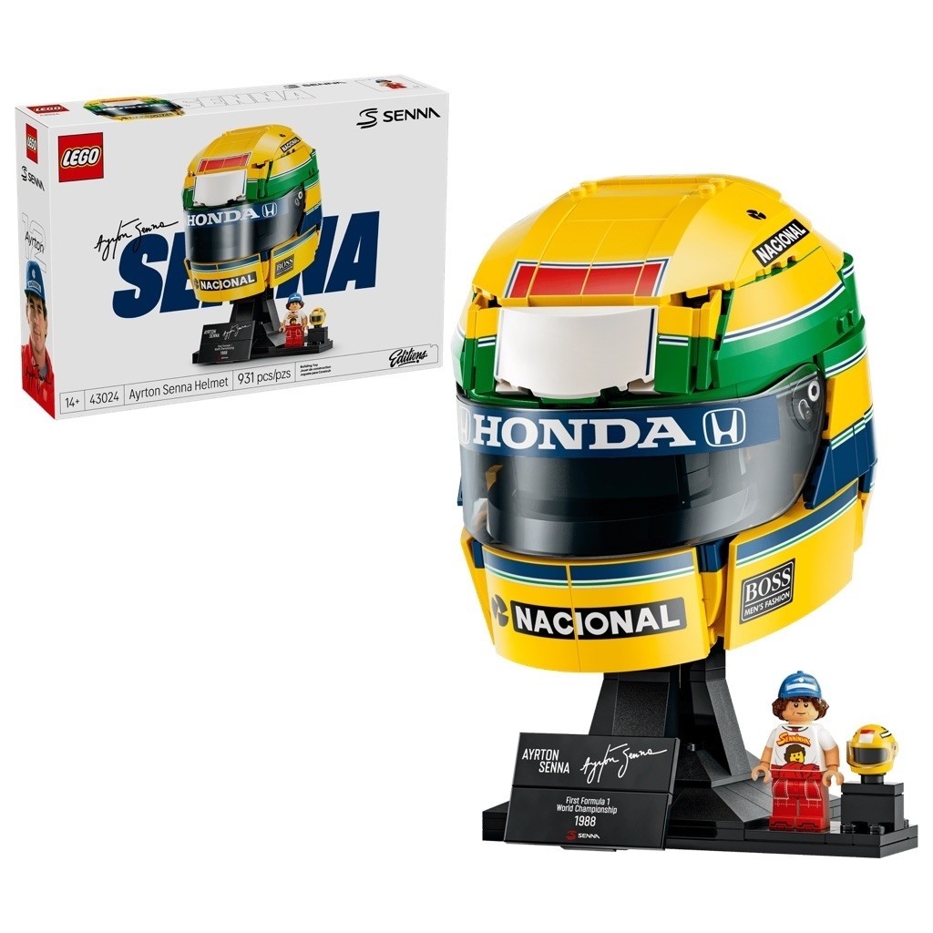 LEGO® Editions #43024 Ayrton Senna Helmet (เลโก้ หมวกรถแข่ง เอฟวัน)