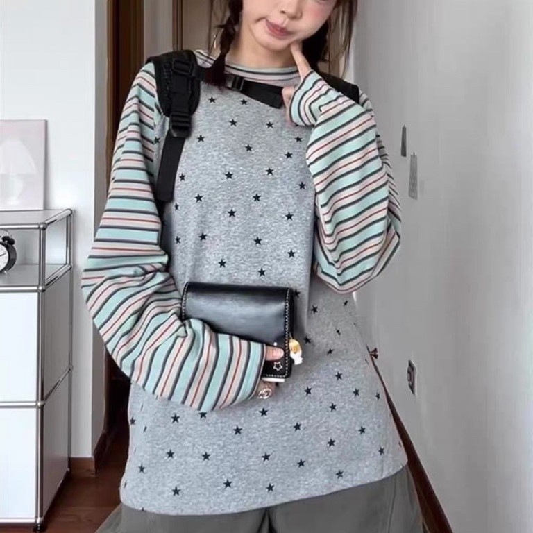 พรี 12 วัน TWOHANDHII MARTY STAR TOP เสื้อแขนยาว