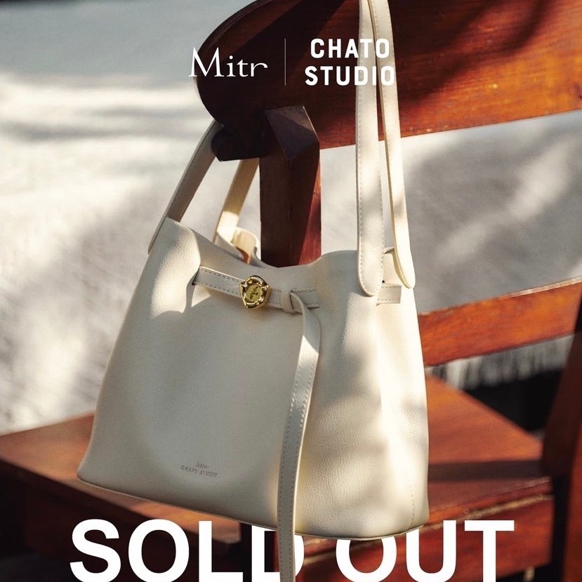 (พร้อมส่ง) New Mitr x Chato Studio Bucket Bag New in Ivory