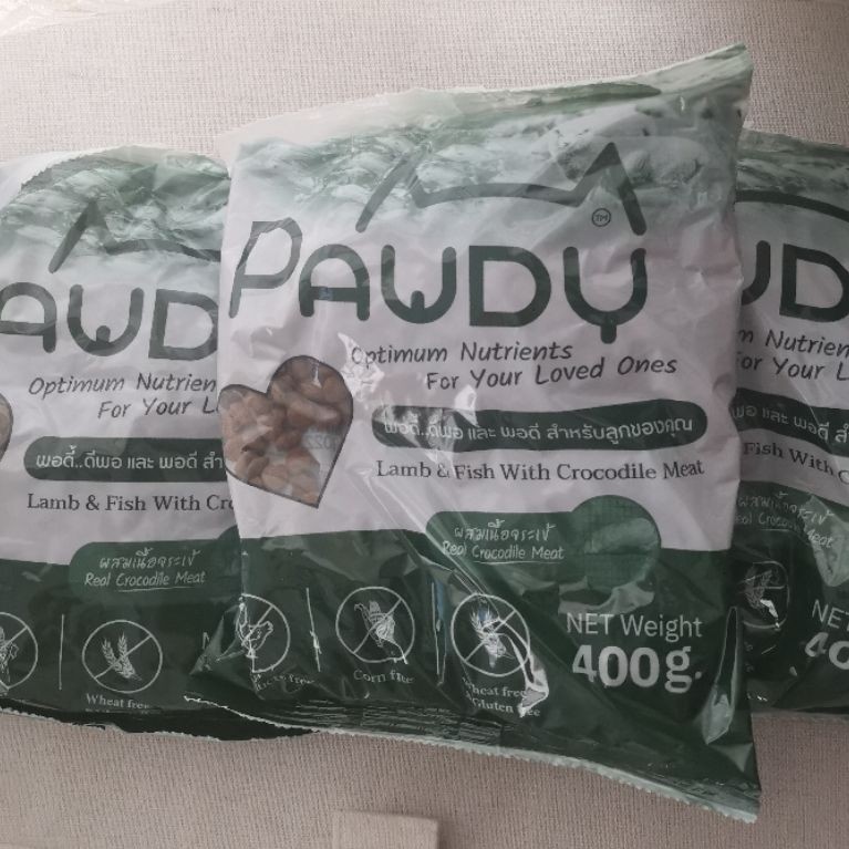 อาหารเม็ดสุนัขสูงวัย​ Pawdy Maturity Senoir 7+  ซอง​ขนาด​ 400กรัม​ ​หมดอายุ​ ​10/2027 ราคาต่อถุง