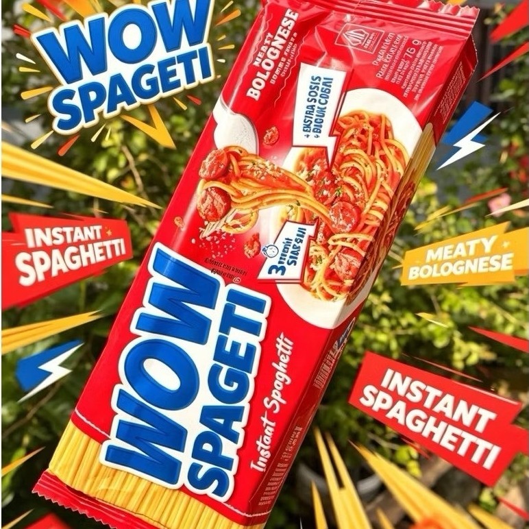 🍝 WOW SPAGETI Instant Spaghetti สปาเกตตีสำเร็จรูป อร่อยง่าย พร้อมทานใน 3 นาที!