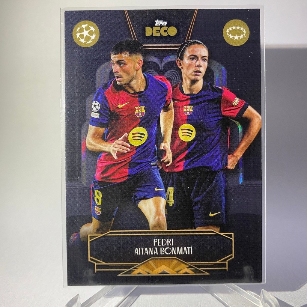 การ์ดนักฟุตบอล FEDRI , AITANA BONMATI, BARCELONA, TOPPS DECO 2024