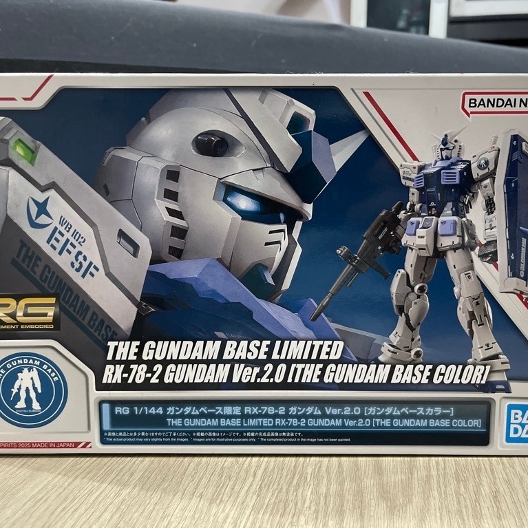 Rg 1/144 RX-78-2 Gundam Ver 2.0 The Gundam Base Color