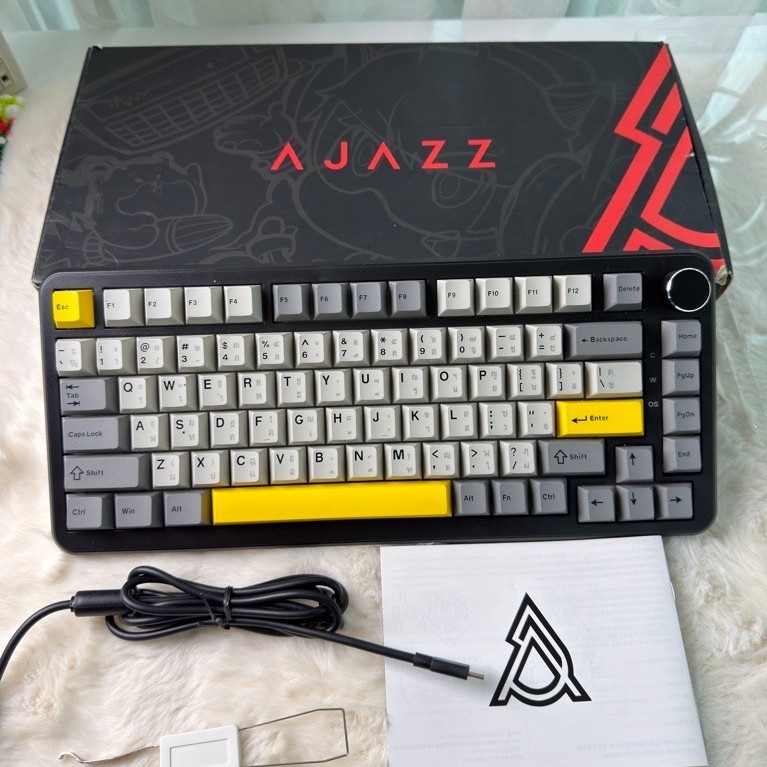 AJAZZ AK820 MAX Magnetic Switch RGB 75% Rapid Trigger คีย์บอร์ดเกมมิ่ง Mechanical Keyboard มือ 2 สภา