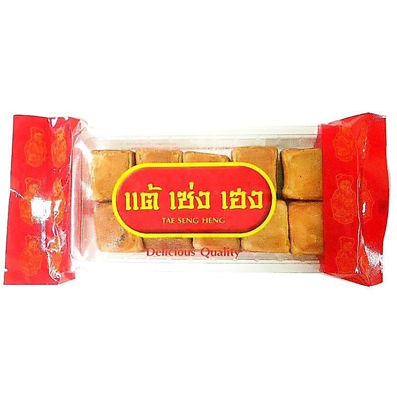 แต้เซ่งเฮงเปี๊ยลูกเต๋า 120ก Taesengheng Wheat Flour Sweet with Sweet Bean Filling 120g [หมายเลขบาร์โค้ด 8855723000699 ]