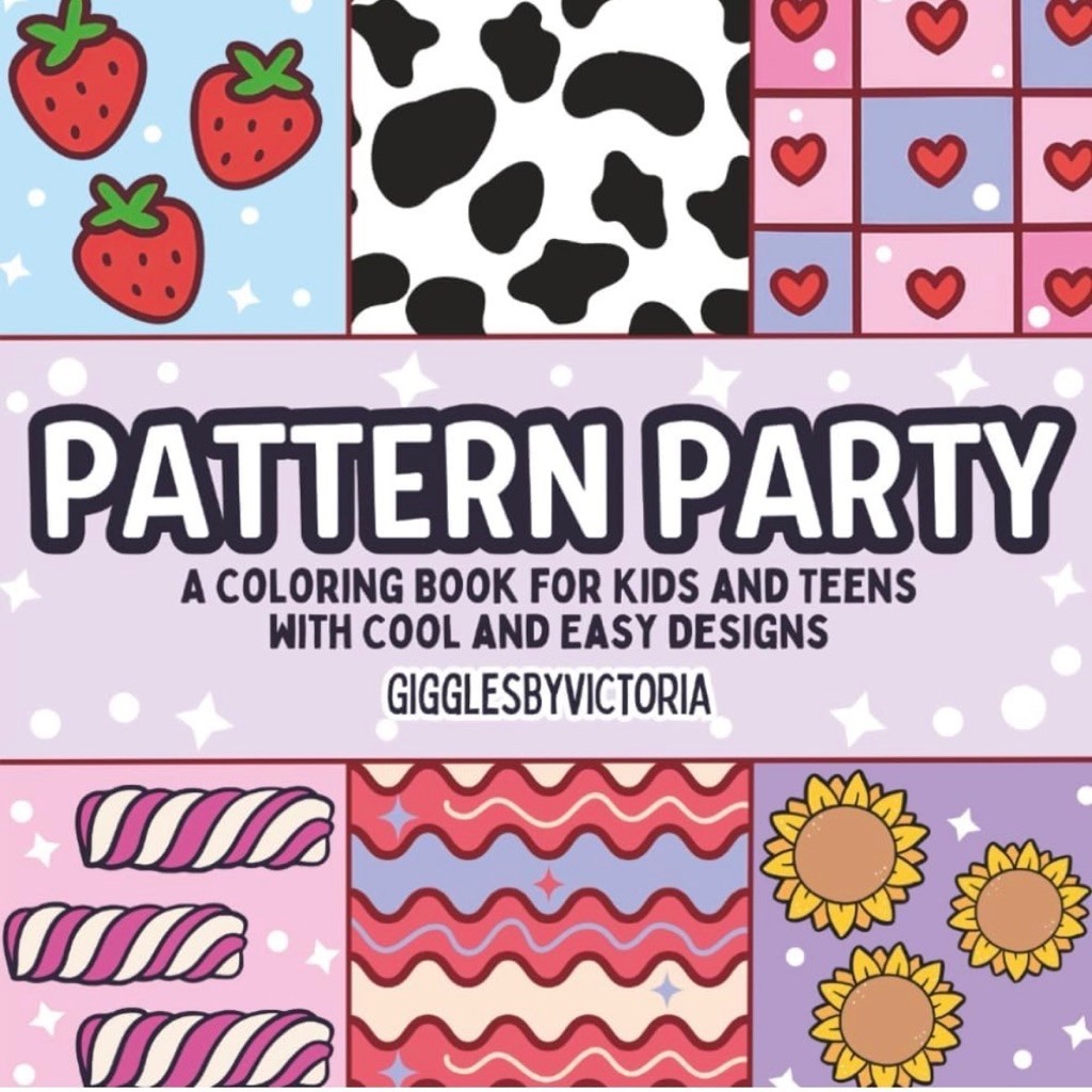 สมุดระบายสี Pattern Party by Gigglesbyvictoria