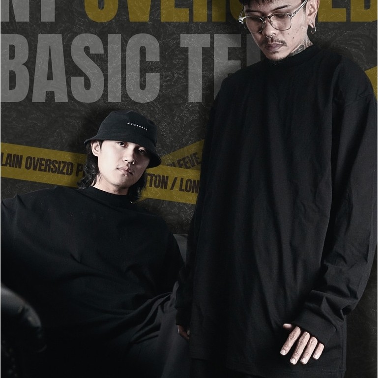 Premium T-SHIRTS BY Nt-tattoo รุ่น NT OVERSIZED BASIC TEE