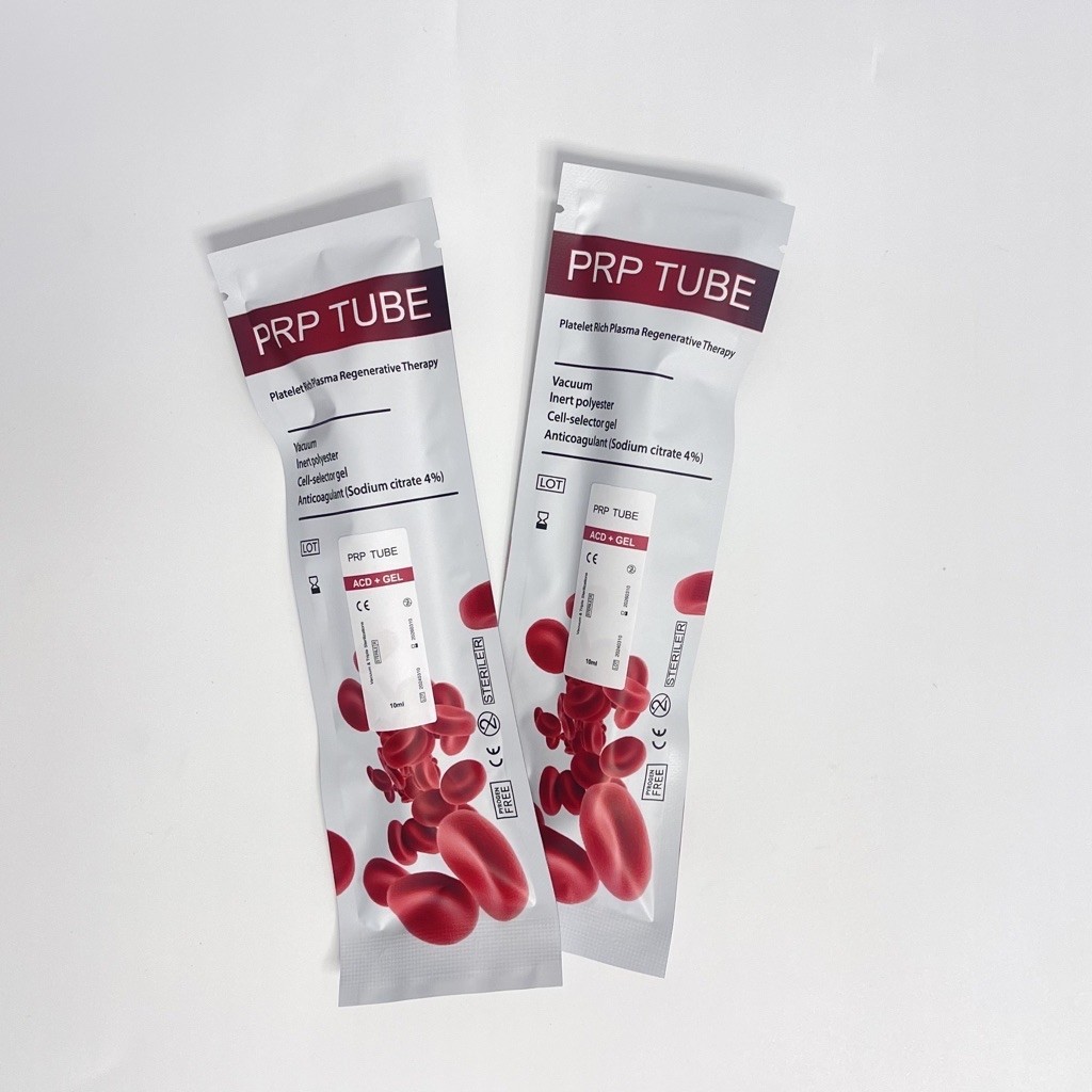 หลอดทดลอง PRP Tube Acd+Gel ขนาด 10 ml สำหรับปั่นงาน PRP