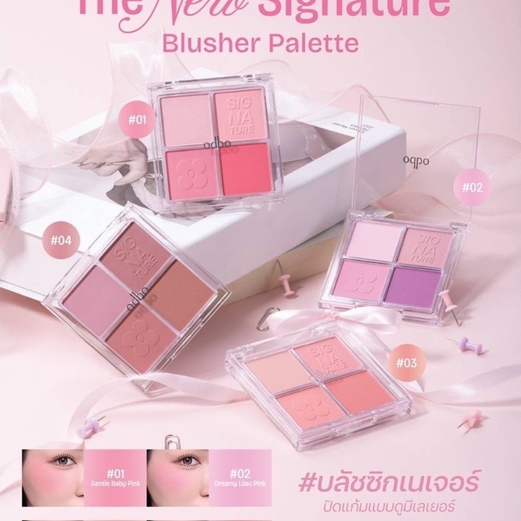 ODBO THE NEW SIGNATURE BLUSHER PALETTE - OD1337