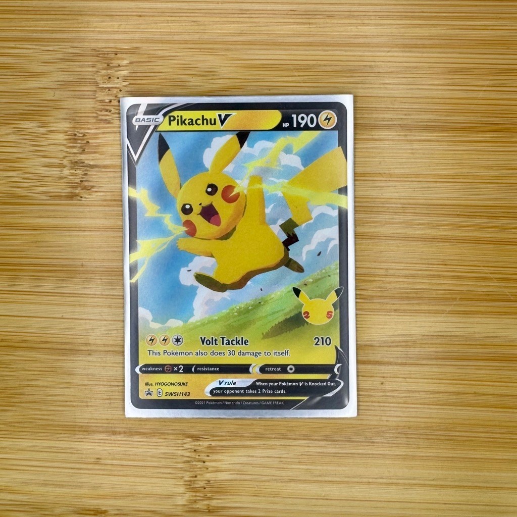 Pokémon TCG Pikachu V #SWSH143 – Celebrations – Promo