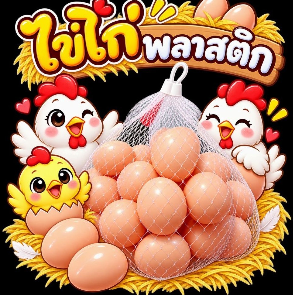 ไข่ไก่ปลอม ไข่ไก่ของเล่น ไข่ไก่แถมตระกร้า ไข่ไก่เสมือนจริง สินค้าขายดี