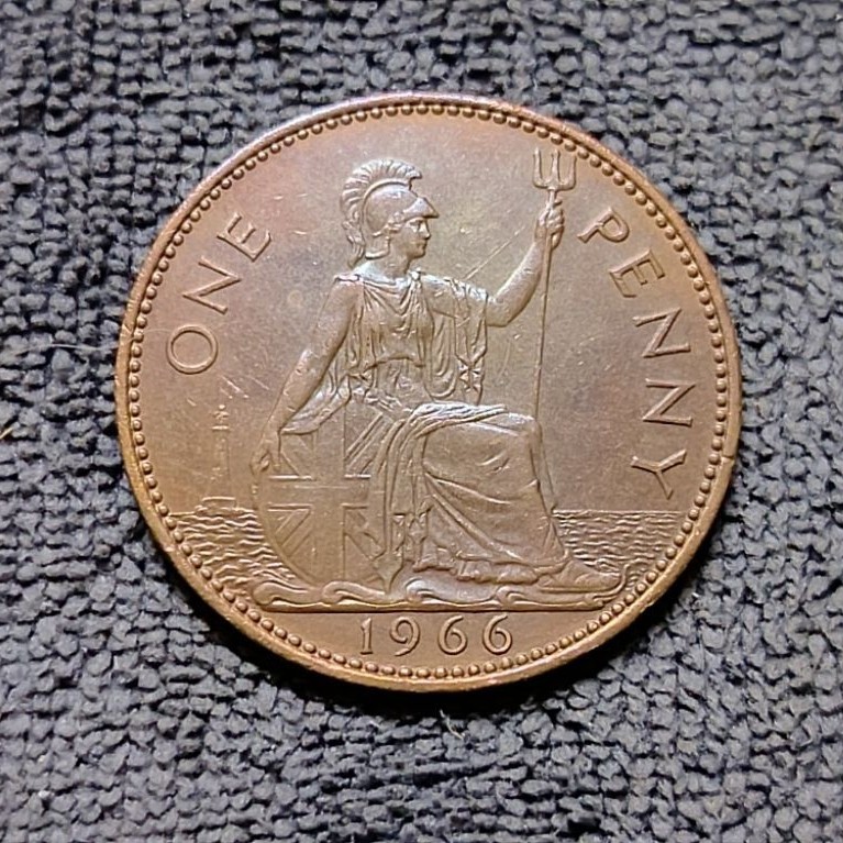 เหรียญ​ต่างประเทศ​(6702)อังกฤษ​1966