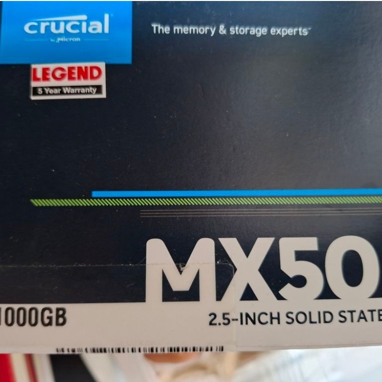 SSD 1TB Crucial MX500 มือสอง ของแท้  Health 97% เขียนข้อมูลไปน้อยมาก ใช้งานปกติ