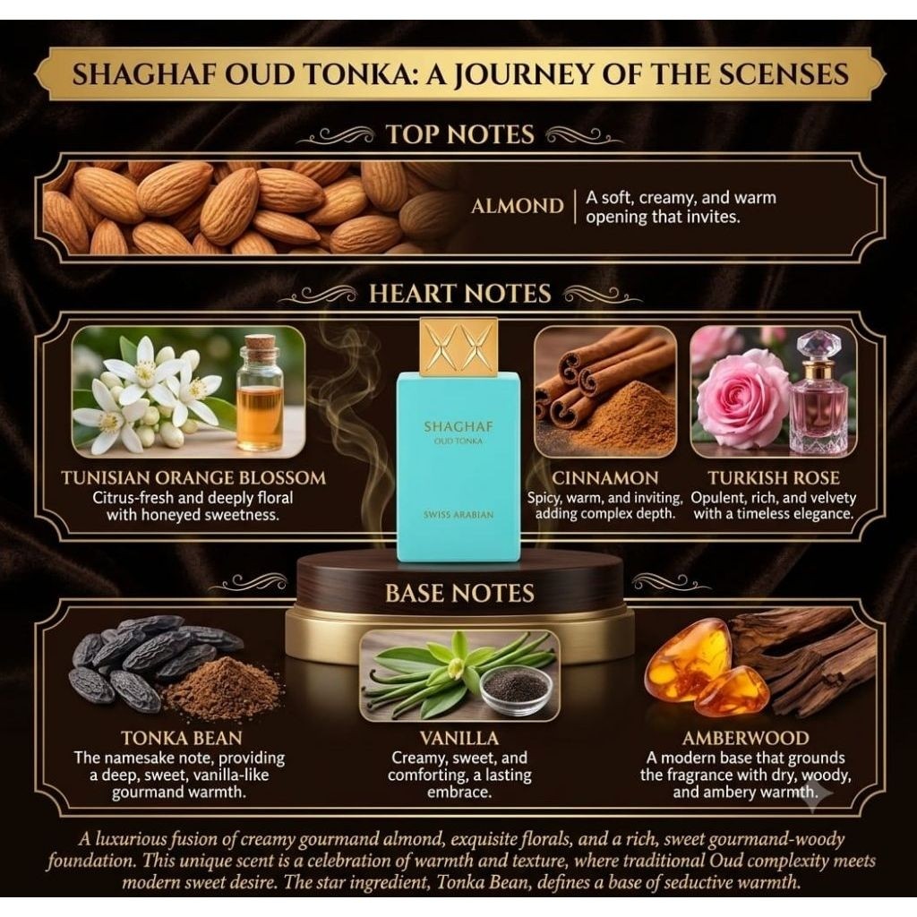 Shaghaf oud collection by Swiss arabian perfume 75ml