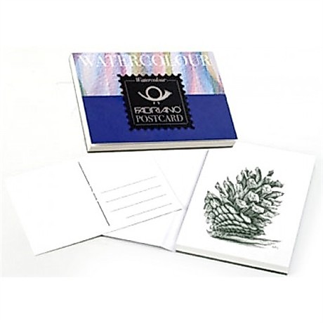 กระดาษวาดสีน้ำขนาดโปสการ์ด Watercolour Fabriano Postcard Pad