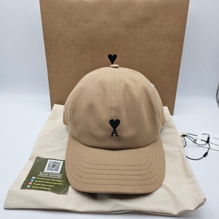 New Ami cap สี mastic beige ใหม่ล่าสุด ของแท้💯 พร้อมส่ง