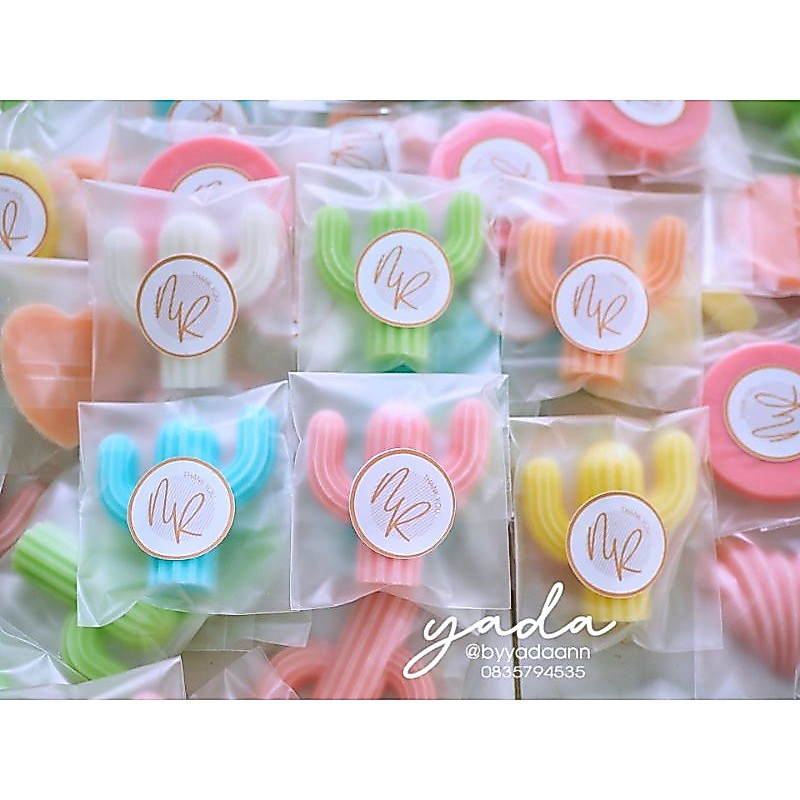 ของชำร่วย สบู่สีพาสเทล 7฿ ขั้นต่ำ 50ชิ้น