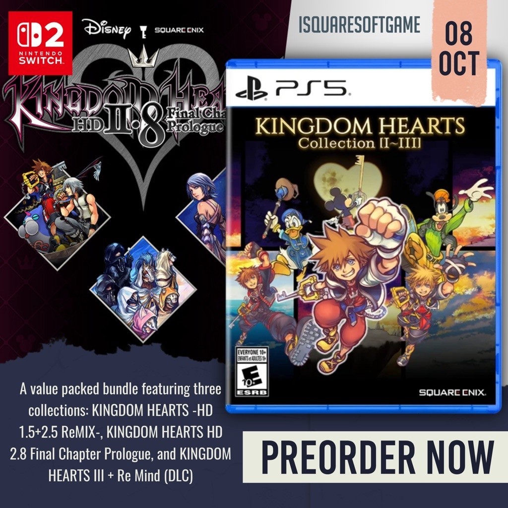 PREORDER - - PS5 Kingdom Hearts Compilation (I-III)