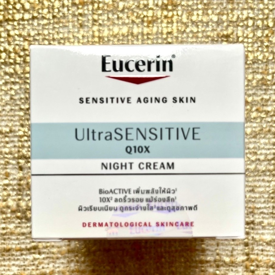 Eucerin UltraSensitive Q10X Night Cream ขนาด 50 ml. #ป้ายไทย #ผลิต27/03/2025