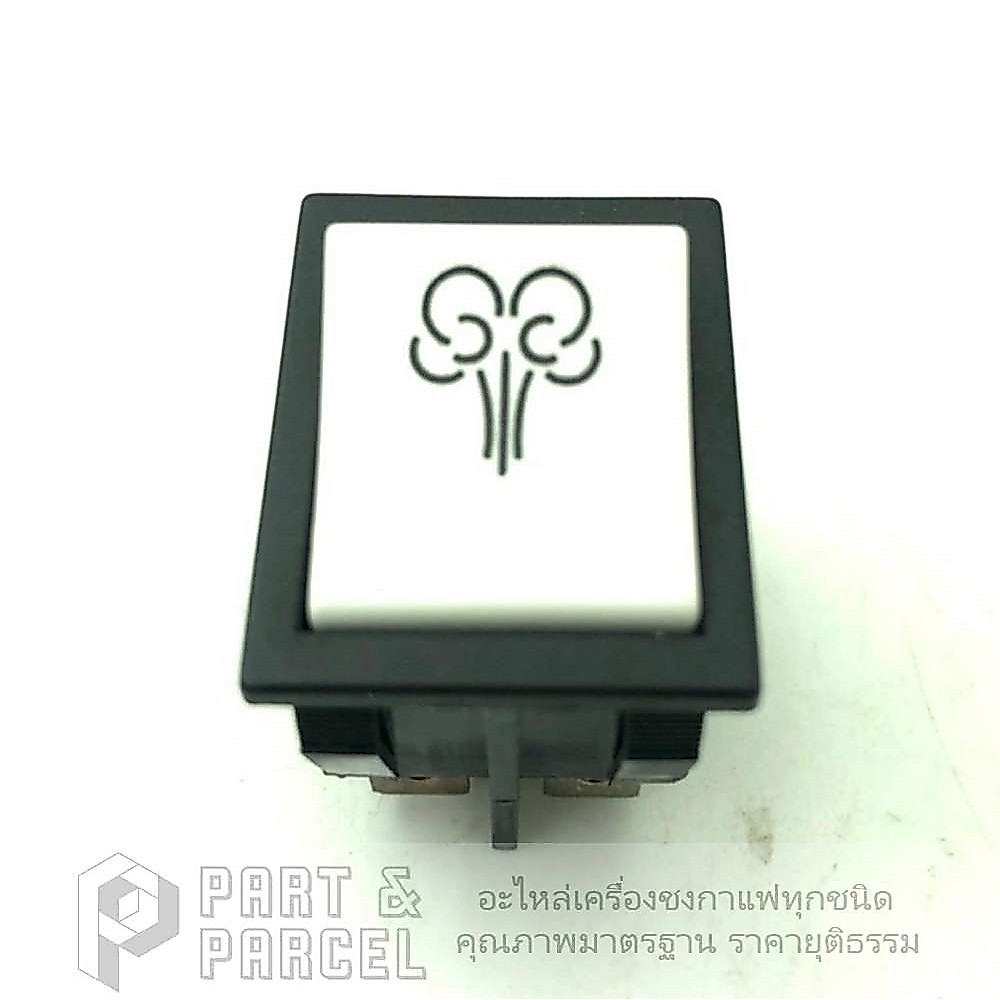 (SKU: L2861 ) ปุ่มเปิดปิด ก้านสตรีมนม + สัญลักษณ์ อะไหล่แท้ LA MARZOCCO อะไหล่เครื่องชงกาแฟ
