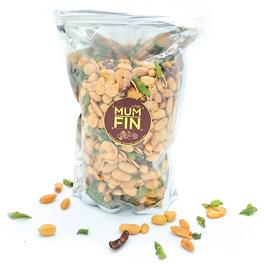 ถั่วทอดสมุนไพร 500 กรัม MUMFIN (CD860)