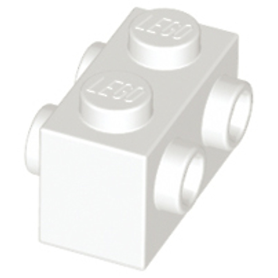 Brick2cube Part - Brick, Modified 1 x 2 with Studs on 2 Sides - 52107