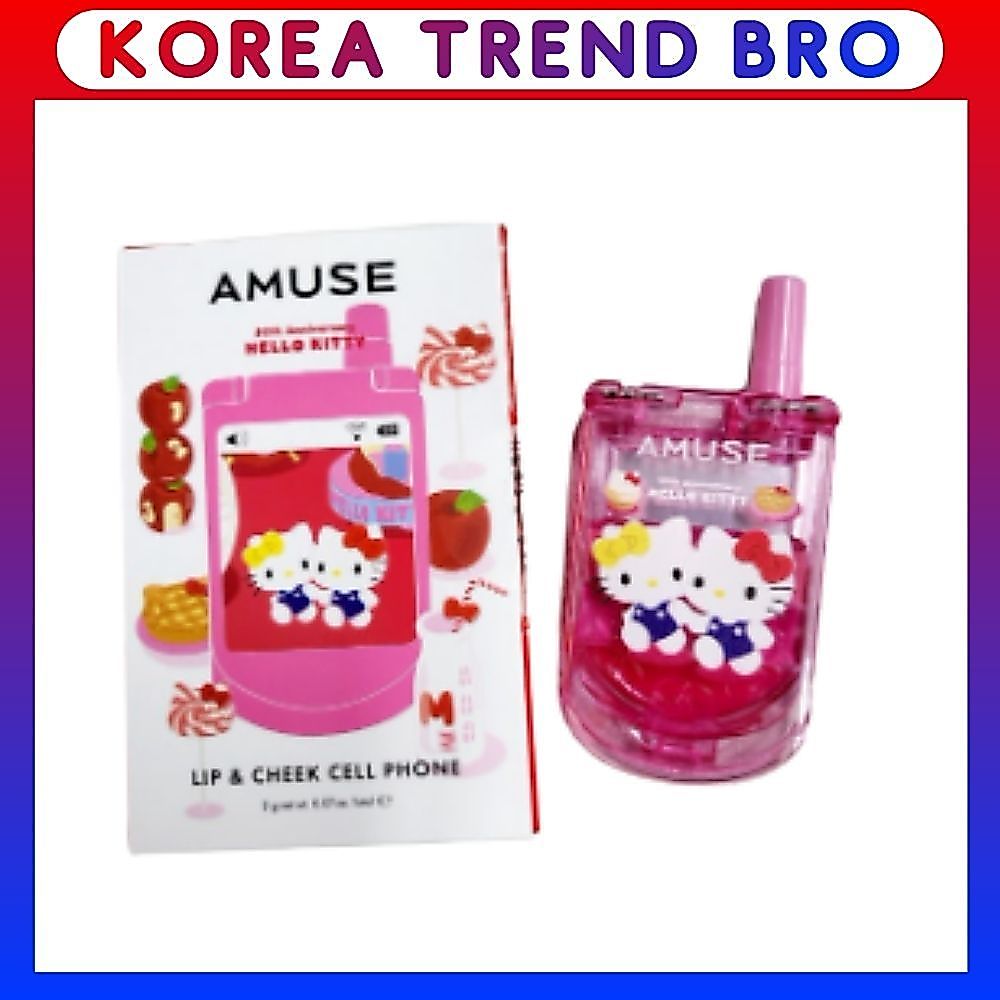 [AMUSE x Hello Kitty] พิงค์Sodaลิปและบลัช