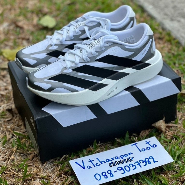 📍[PREORDER] รองเท้าวิ่ง ADIDAS M ADIZERO EVO SL EXO KI4763&KI4782 White มือ1 ของแท้ 100%