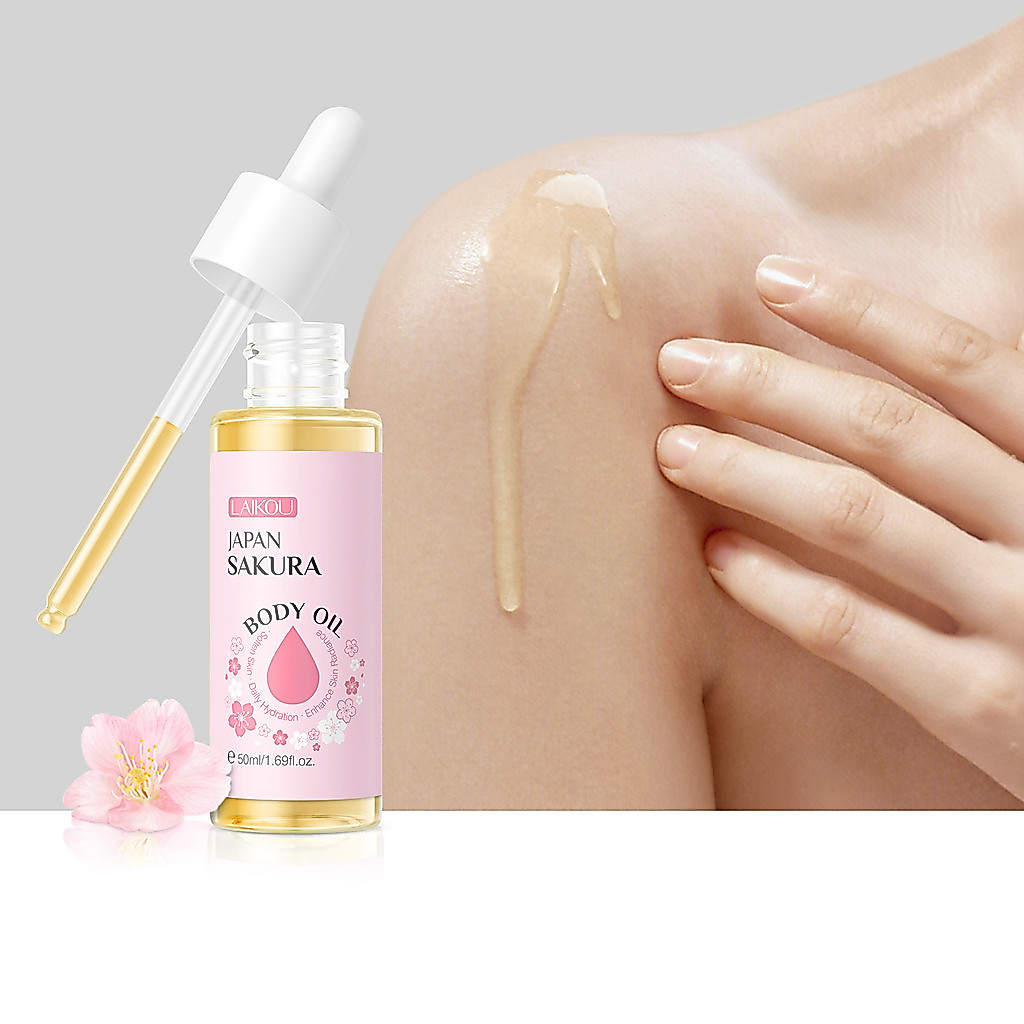 Lycome Cherry Blossom Body Oil 0g น้ํามันหอมระเหยให้ความชุ่มชื้น Moisturizing Body Oil ภาษาอังกฤษ#20