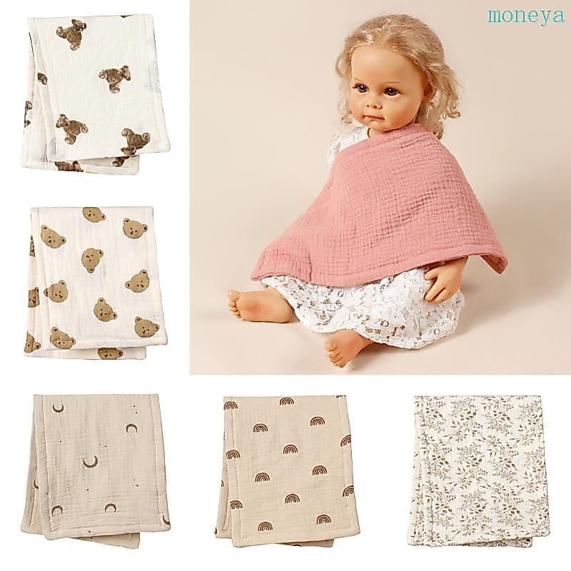 Mya Baby Burping Cloth Nursing Towel Feeding Bib 6 ชั้น Breathable Teething Towel