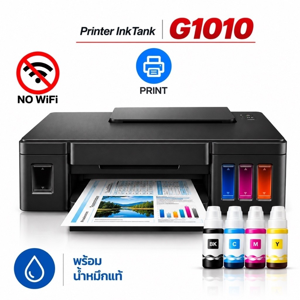 Printer Canon Pixma G1010 ปริ้นได้อย่างเดียว ไม่รองรับ Mac Os