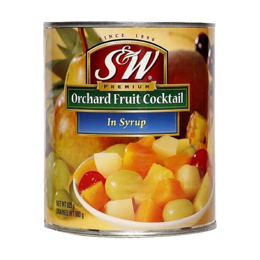 F/W SW orchard fruit cocktail in syrup ผลไม้รวมคอคเทล ในน้ำเชื่อม 825g นำเข้า