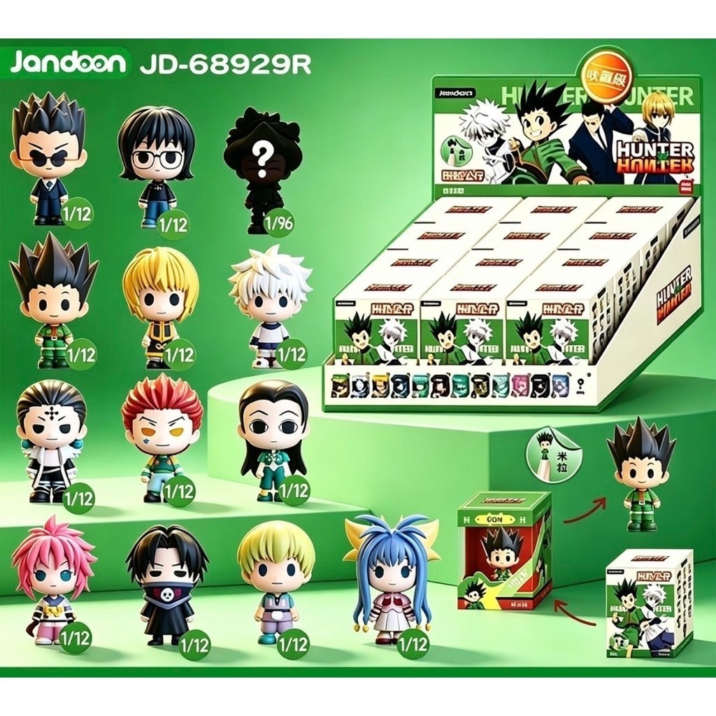 พร้อมส่ง HUNTER×HUNTER Mini Figure Blind Box 💚
