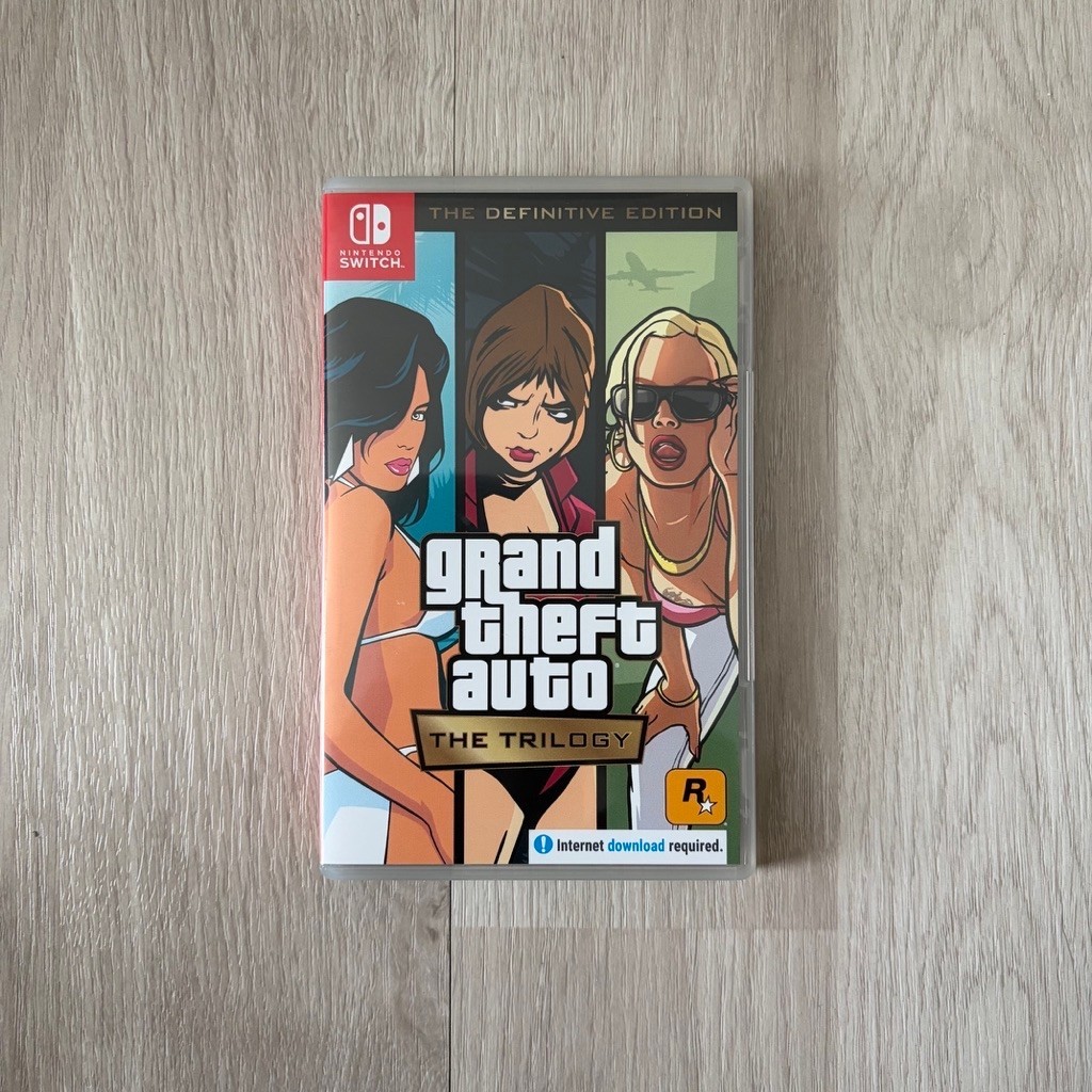 แผ่นเกมส์ Nintendo Switch GTA grand theft auto มือสอง