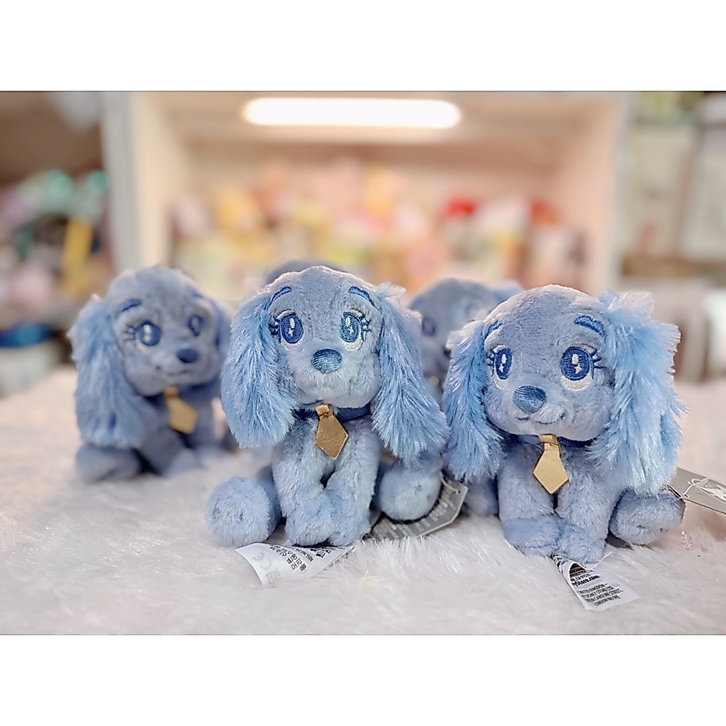 พร้อมส่งที่ไทย พวงกุญแจเลดี้ Lady Blue Plush Keychain, Lady and the Tramp