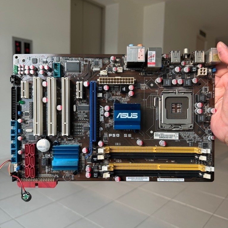 เสีย เสีย เสีย เมนบอร์ด ASUS P5Q SE LGA 775 สำหรับช่างหรือทำอะไหล่⁠