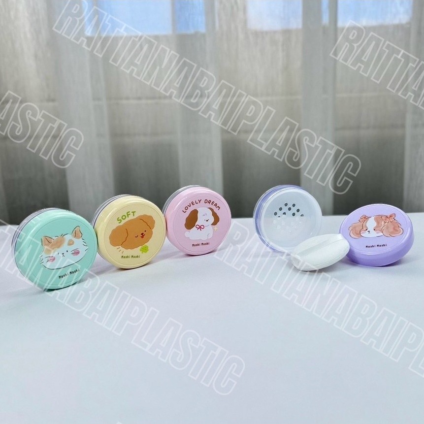 Moshi Moshi ตลับแป้งฝุ่น ขนาดพกพา ลายน่ารัก